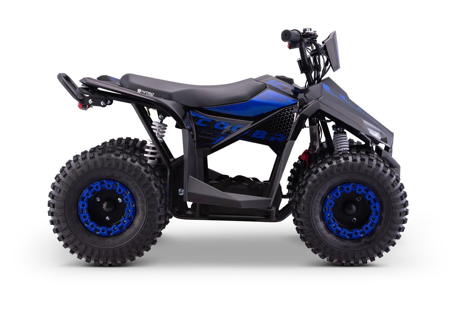 Nitro Kinder Quad Cooba 1200W 48V12Ah Lead Acid ATV, Farbe:Blau