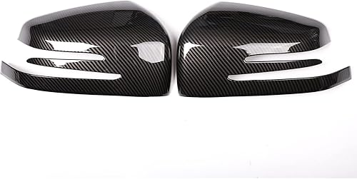 Miniatura 10 de PIUGILH Cubierta de espejo retrovisor negro ABS, protector de espejo lateral, decoración exterior para Mercedes Benz Clase G GL GLE GLS ML W461 X166