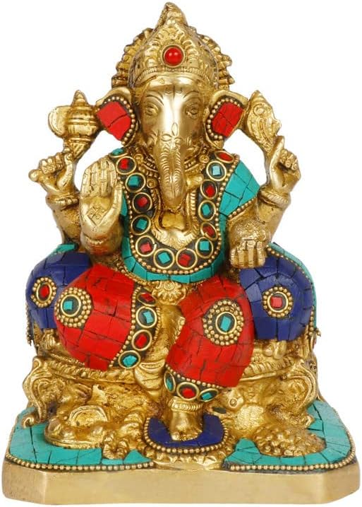 Artarium Ganesha Idol Vinayaka Statue Vinayagar Murti Pillayar Idol Ganesha Murti Ganpati Idol For Car Dashboard Home Office Decor Vighnaharta Ganesha Silver 3 5 Inch - View #5