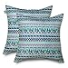 Duck Covers Water-Resistant Outdoor Throw Pillows, 18 x 18 Inch, 2 Pack, Lilac Festival