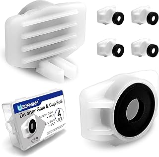 Usdrwam 4 Pcs Tub Spout Diverter Repair Kit for Moen 101237, Includes Cup Seal and Diverter Gate