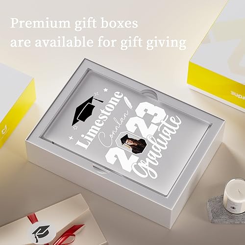 Miniatura 7 de ALBK Regalos de graduación personalizados con imagen, lámpara de noche personalizada con nombre de foto, regalos de graduación 2023, regalos de