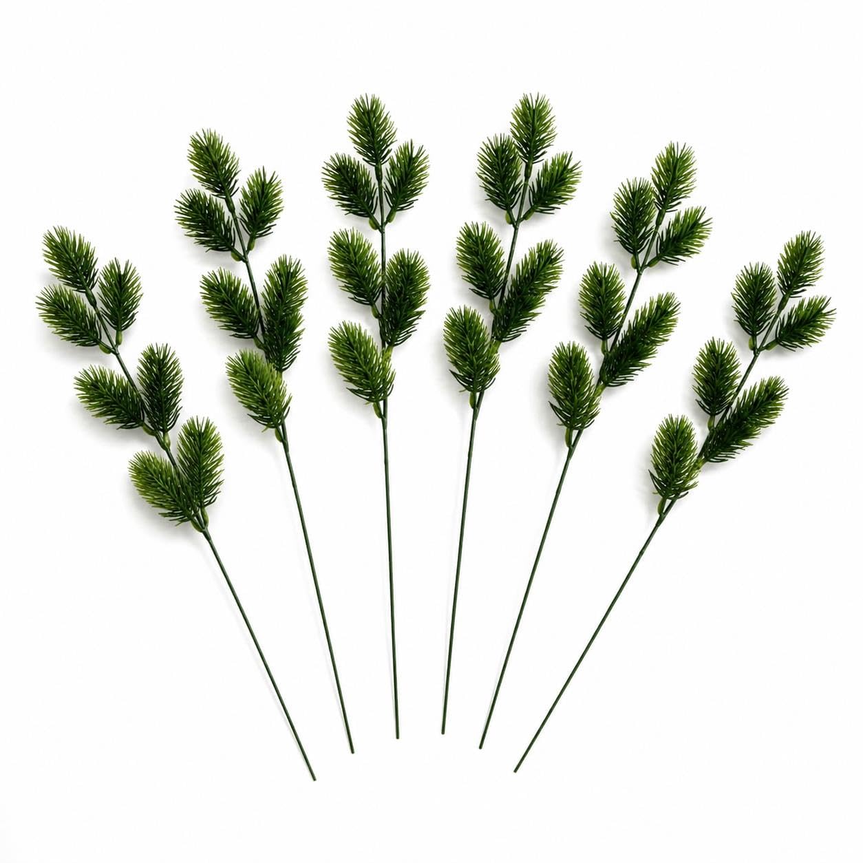 Multipack 45cm Artificial Pine Cone Spray Stem