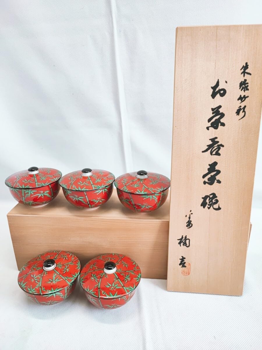 たち吉 橘吉 湯呑み茶碗 2個/10客セット 木箱入り 蓋付き たち吉 お茶