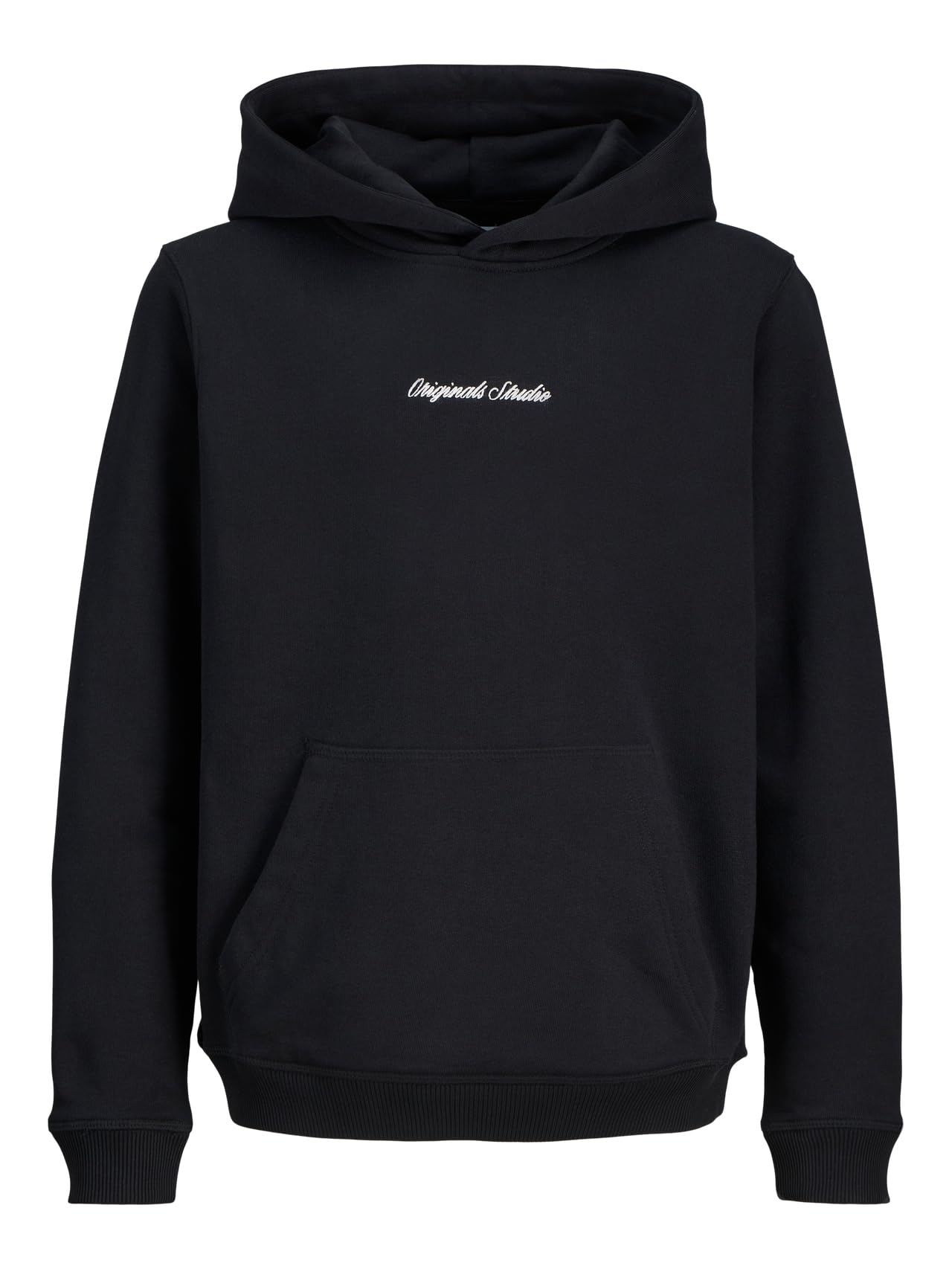 JACK & JONES Junior Jornorrebro Emb Sweat Hood Noos Jnr, black, 152