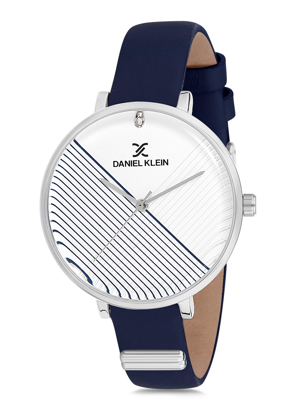 Womens Quartz Watch, Analog Display and Leather Strap DK12185-6