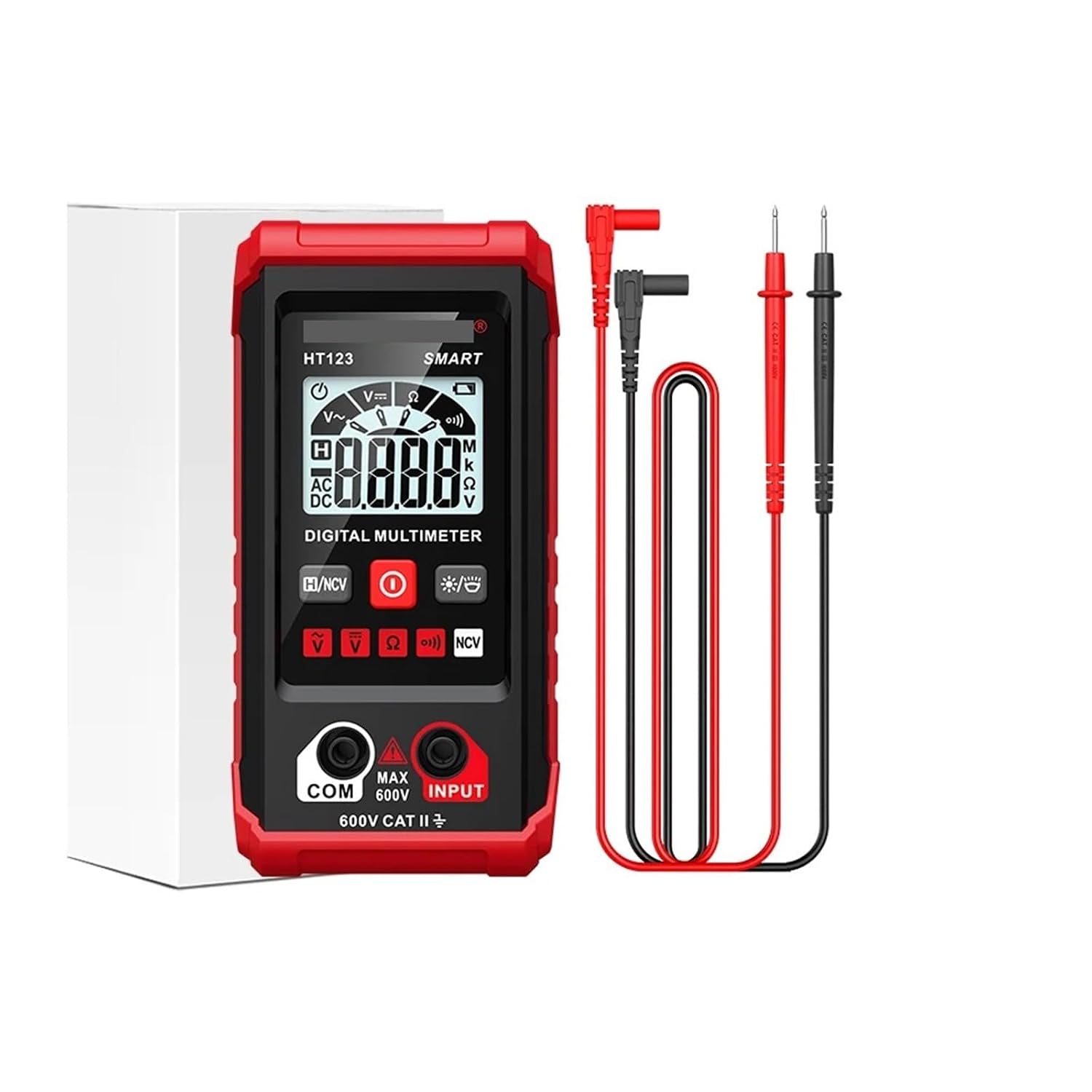 HT123 Digital Multimeter AC/DC Voltage and Resistance