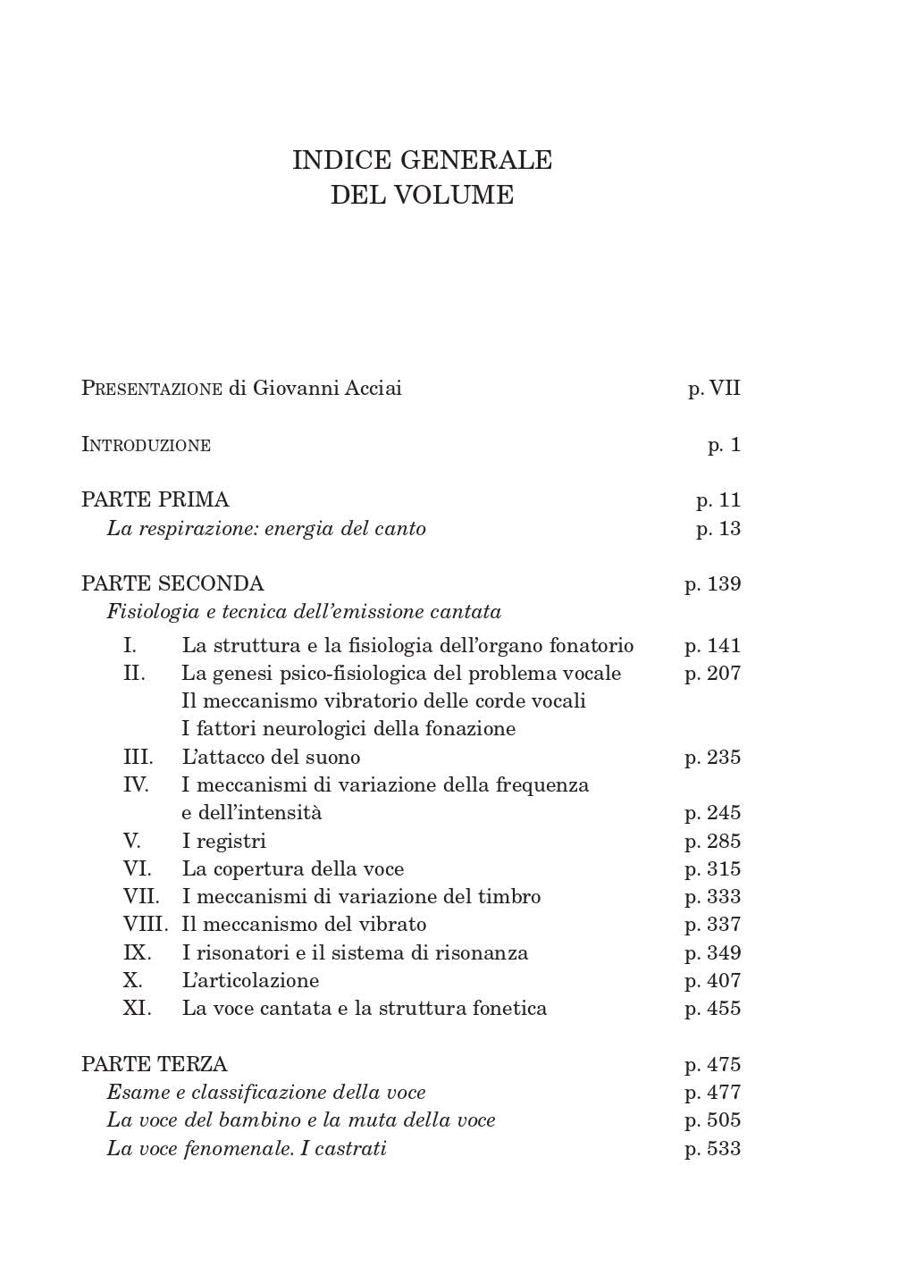 Vox arcana. Teoria e pratica della voce