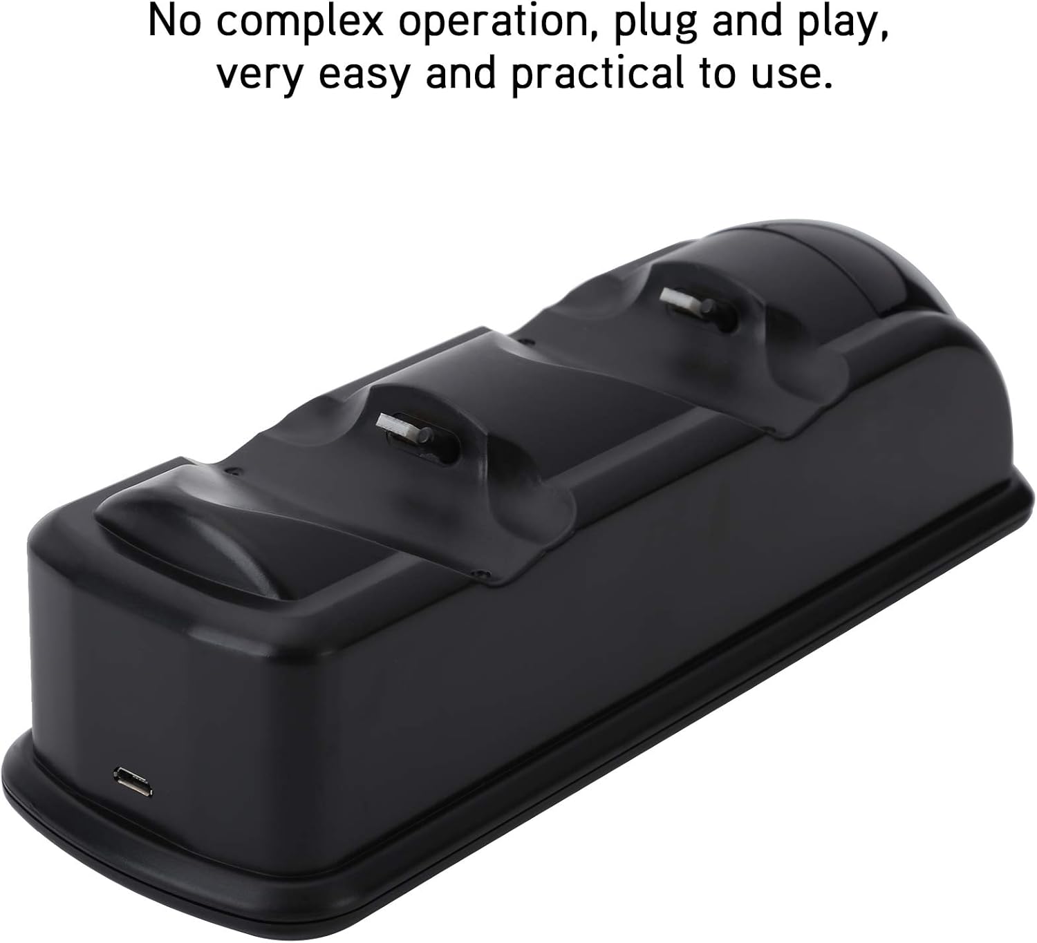 Controller Charger Replacement, Plug and Play Dual Gamepad Handle Charger Multifunction with Display for PS4 Slim PRO Joystick