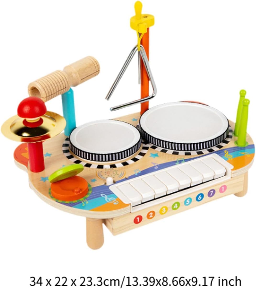 キッズドラムおもちゃセット パーカッション 3歳 4歳 5歳 6歳 男の子 女の子 子供用
