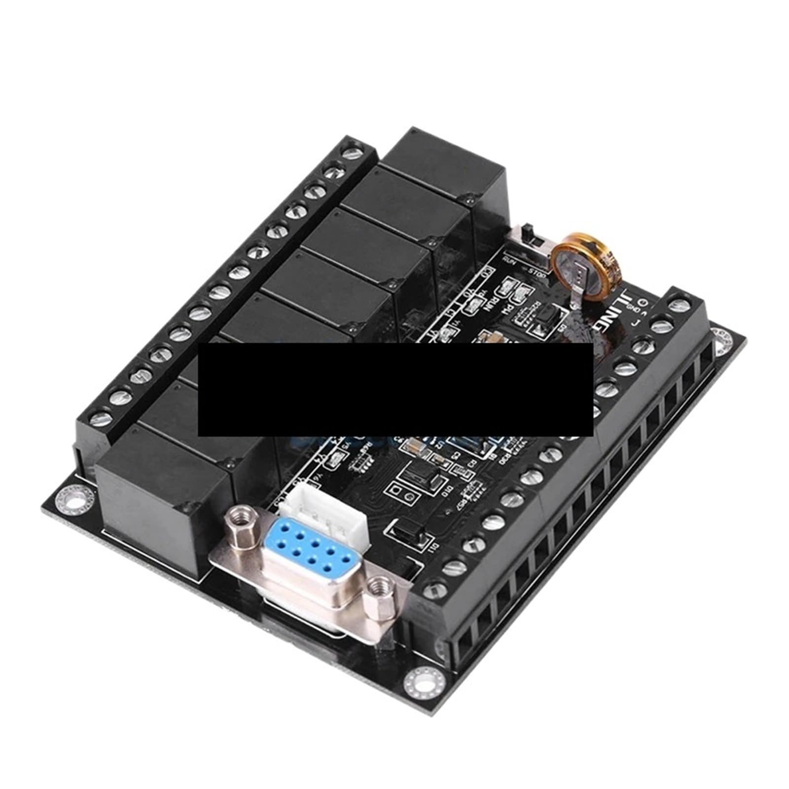 Programowalny sterownik PLC DC 24 V moduł przekaźnikowy FX1N-20MR z podstawą, przemysłowa płytka sterująca, programowalny kontroler logiczny