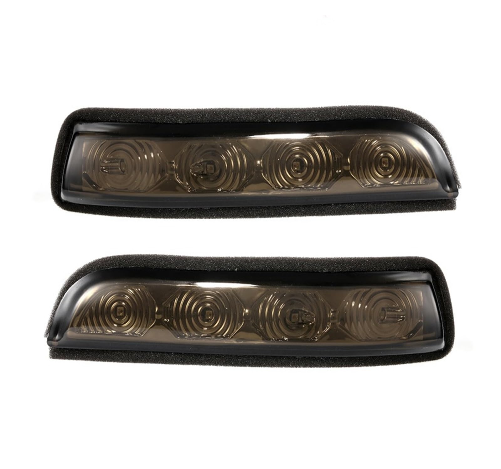 Traseras Piloto Trasero Luz LED para Espejo Retrovisor Coche Luz Indicadora De Marcha Atrás para Hyundai para I30 2009 2010 2011 2012 Faros traseras Montaje(1pair Smoked Shell)