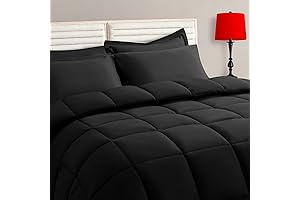 Plush Black California King Comforter Set: A Luxurious and Comforting Embrace
