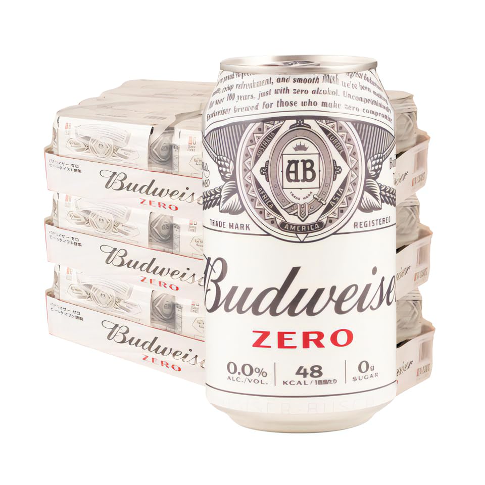 Amazon.co.jp: Budweiser バドワイザー ゼロ 350ml×72本(24本×3ケース