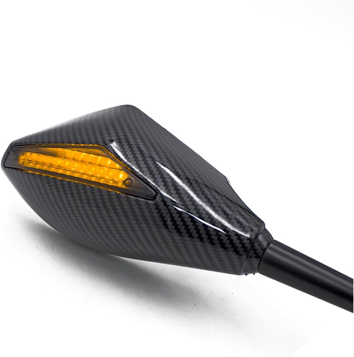 Universal 360° Adjustment Bike Rear View Mirrors Bike Motorcycle Rear View Mirror Wide Range Back Sight Reflector Mirror (Color : Lattice 1)