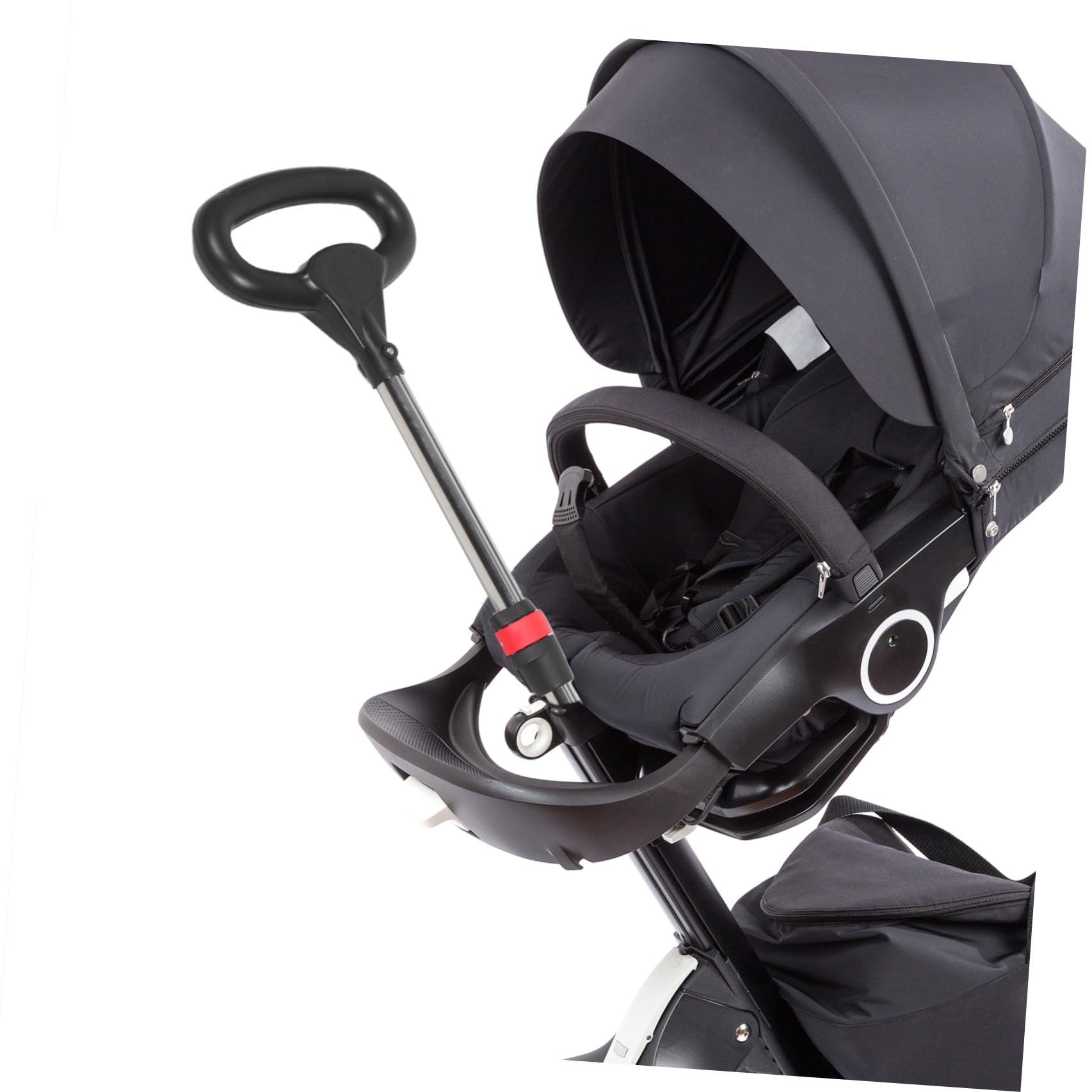EXCEART Reemplazo de Asa Ergonómica para Carrito de Compras y Cochecito, Manillar Ligero de Acero Inoxidable y Plástico para Paseos Largos y Salidas Diarias