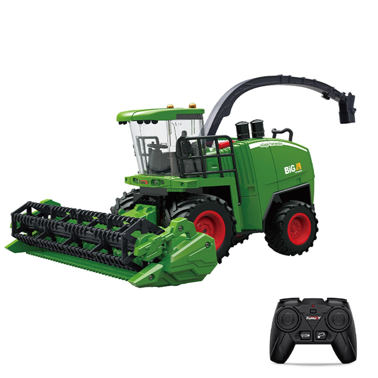 RASTKY Powerful 1/24 Harvester Truck RC Car with Vacuum Tires for Conquering Complex Roads Remote Control Farmer Harvester Toy (#3)