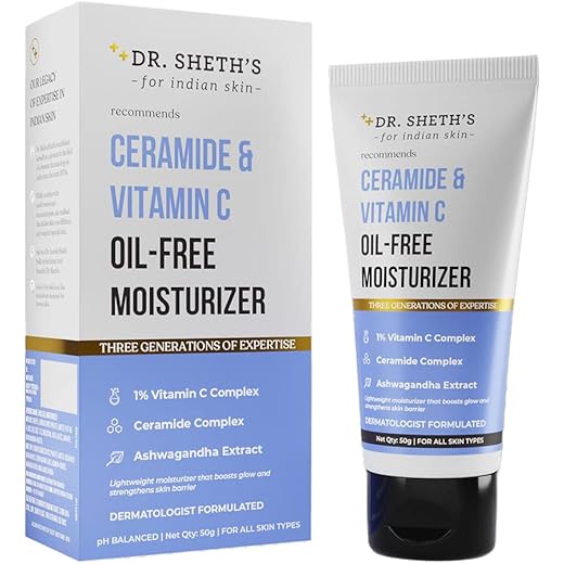Dr Sheths Ceramide Moisturizer - Hydrating/Brightening 50g
