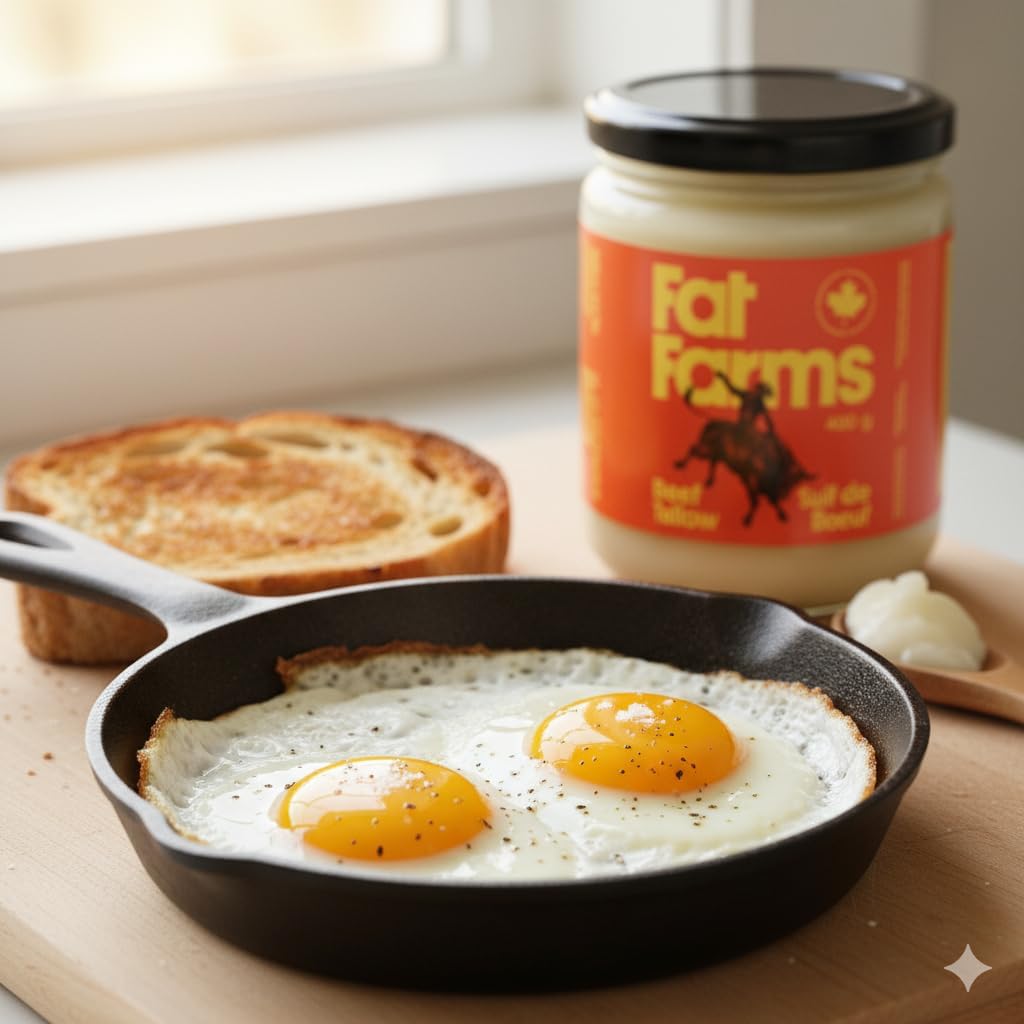 Fat Farms Canadian Beef Tallow Traditional 400 Gram 500 Milliliter 16 Fluid Ounce RWA (400 g, Traditional) - Image 4