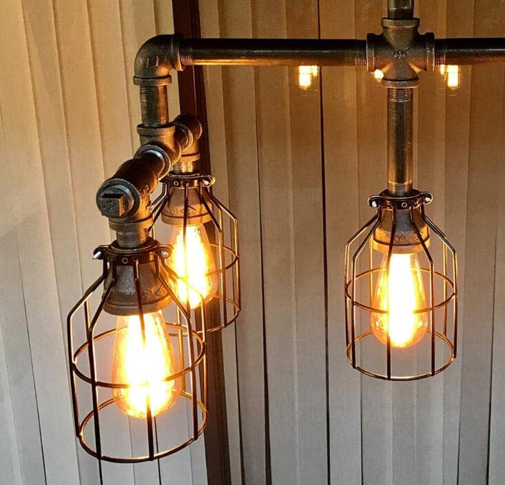 Amazon.co.jp : Hepatton ランプシェード レトロ ワイヤーランプケージ