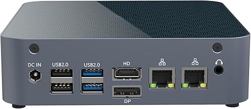 KINGDEL Mini PC K15 Computadora de escritorio AMD Ryzen 9 5900HX CPU 16GB DDR4 RAM 512GB M.2 SSD W-11 Pro 2xLAN (1000M+2500M) Full Featured Type-C