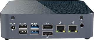 KINGDEL K15 Mini Gaming PC Windows 11 Pro AMD Ryzen 9 5900HX Processor Max 4.6GHz 64GB DDR4 2TB SSD 2TB HDD AMD Radeon Graphics, DP HD Type-C 2xUSB3.2