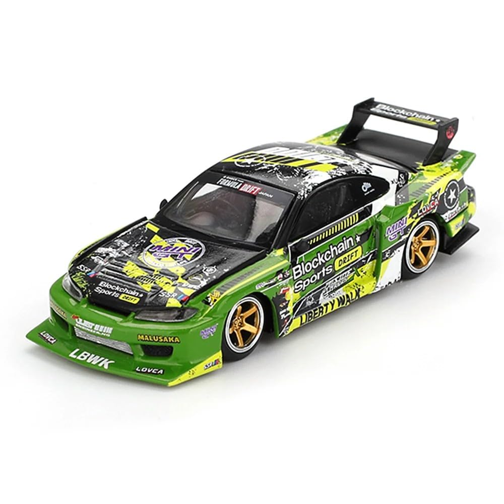Diecast Model Car Compatible with Mini GT 1:64 Nissan S15 Silvia