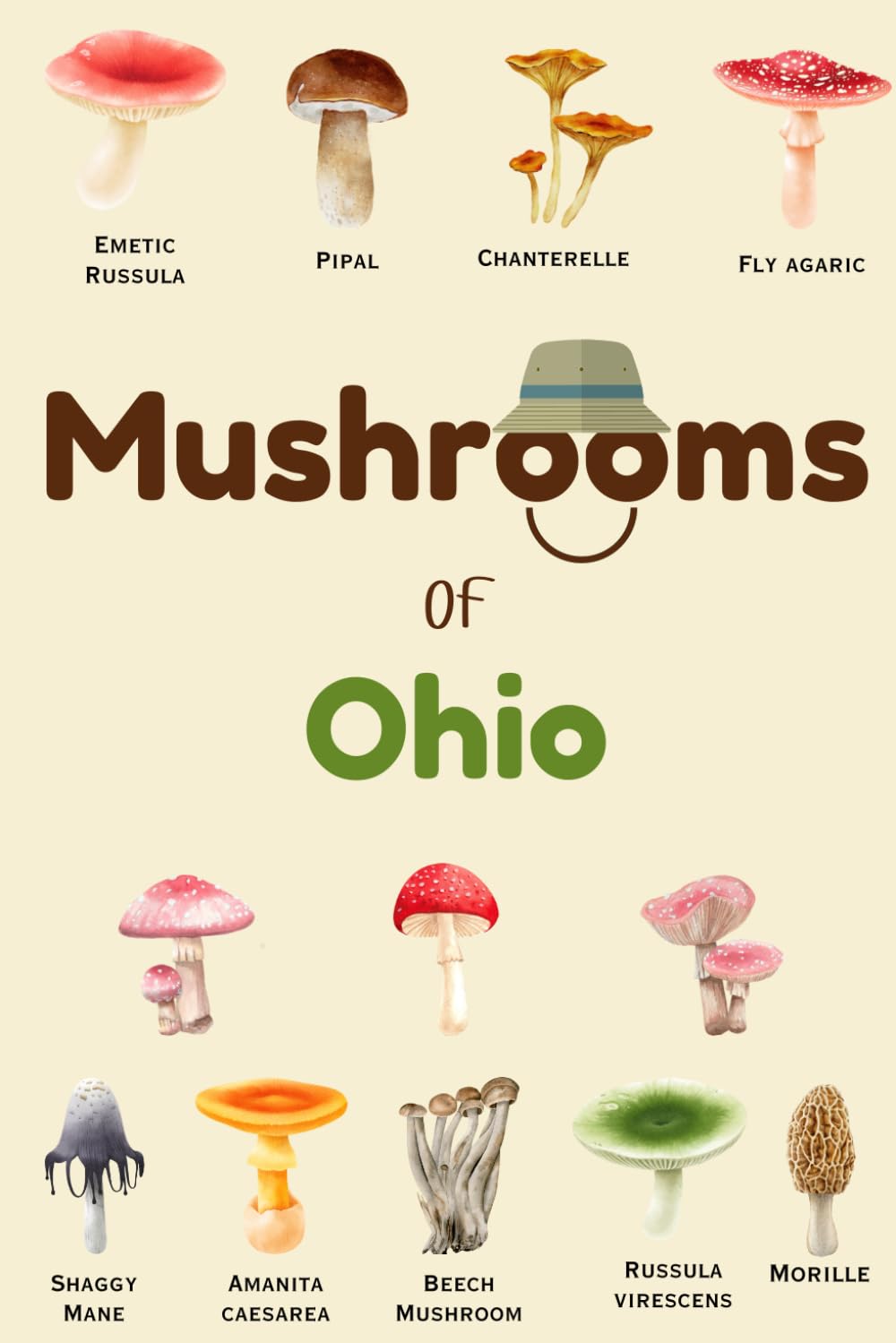 myojo27冊 Mushrooms Of Ohio: Identification Log Book for Mushrooms