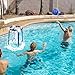Water Basketball Game for Pool Play - Includes Floating Hoop, 2 Balls and Pump