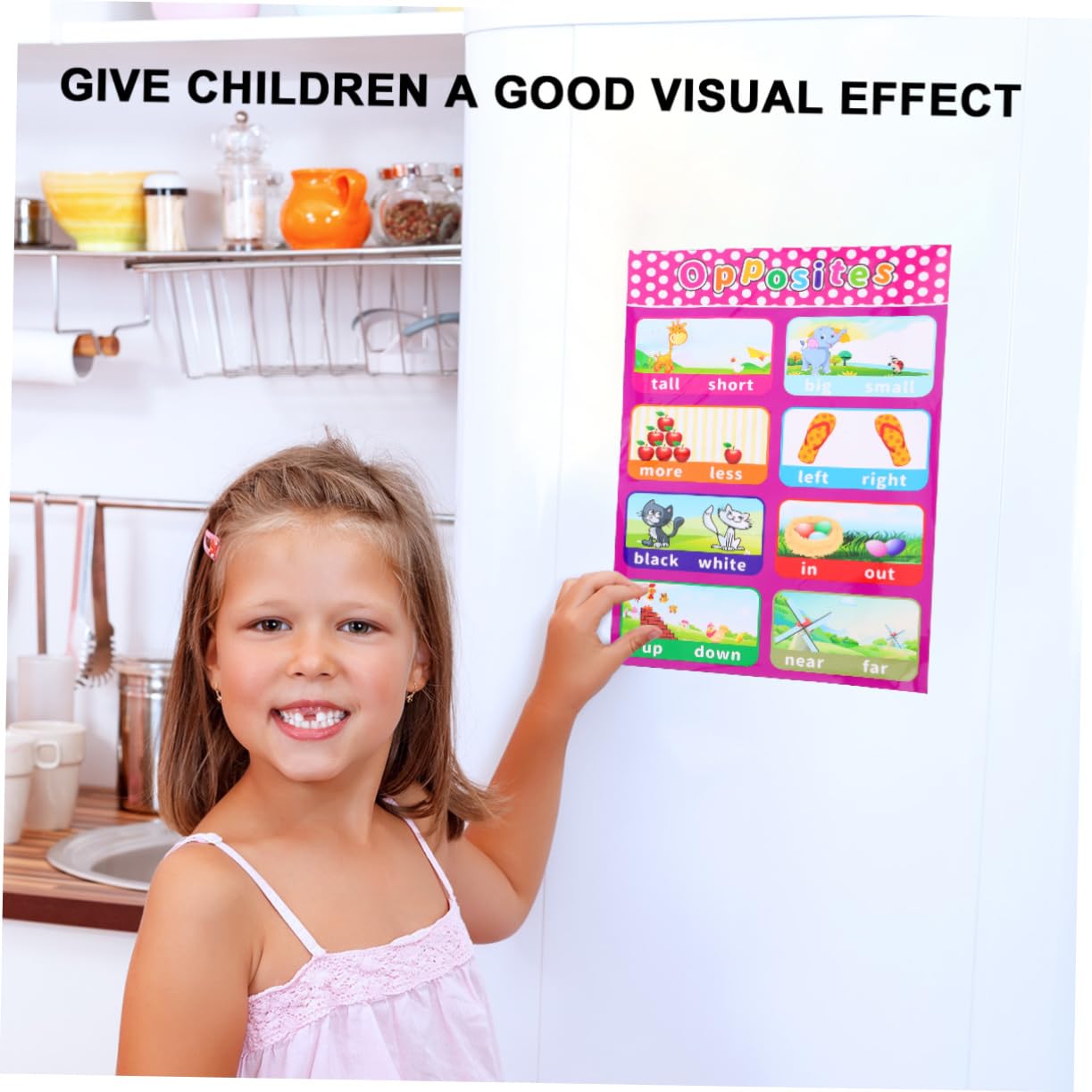 HAPINARY Affiches Éducatives Lot de 14 Réutilisables et Résistantes en Papier Synthétique Posters D'apprentissage en Dessins Animés pour Garçon et Filles pour Chambre de Jeux et Crèche