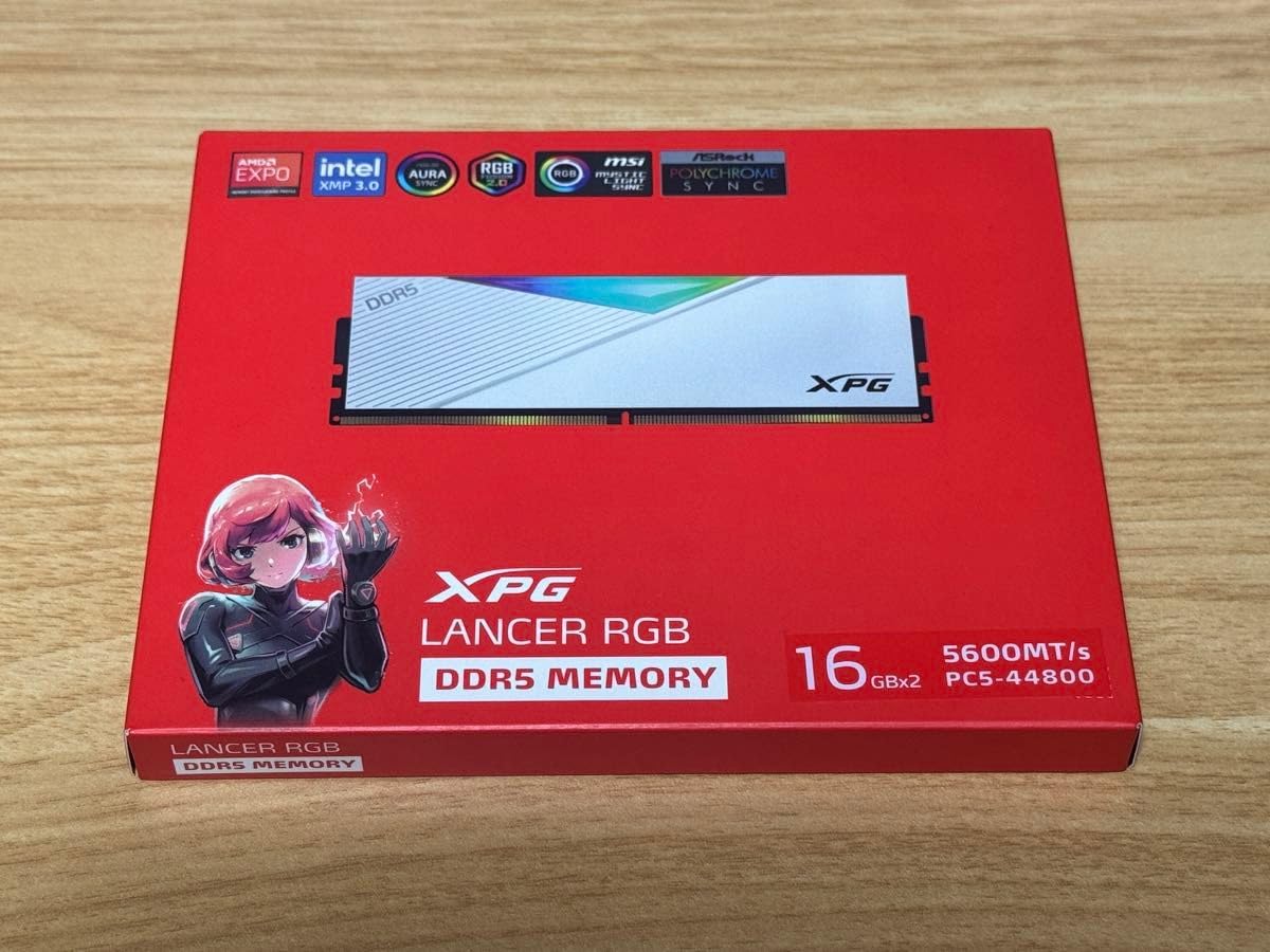 Amazon.co.jp: XPG Lancer RGB DDR5 16GBx2 : パソコン・周辺機器