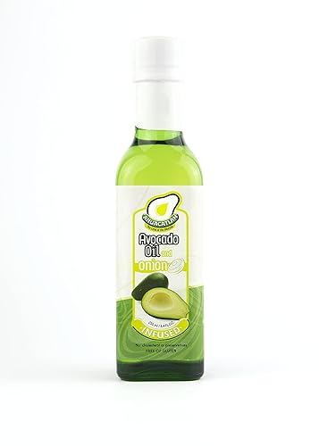 Miniatura 1 de Aceite de aguacate puro para cocinar sabor a cebolla botella de 845 fl oz bajo contenido de ácidos grasos saturados recipiente de vidrio ecológico