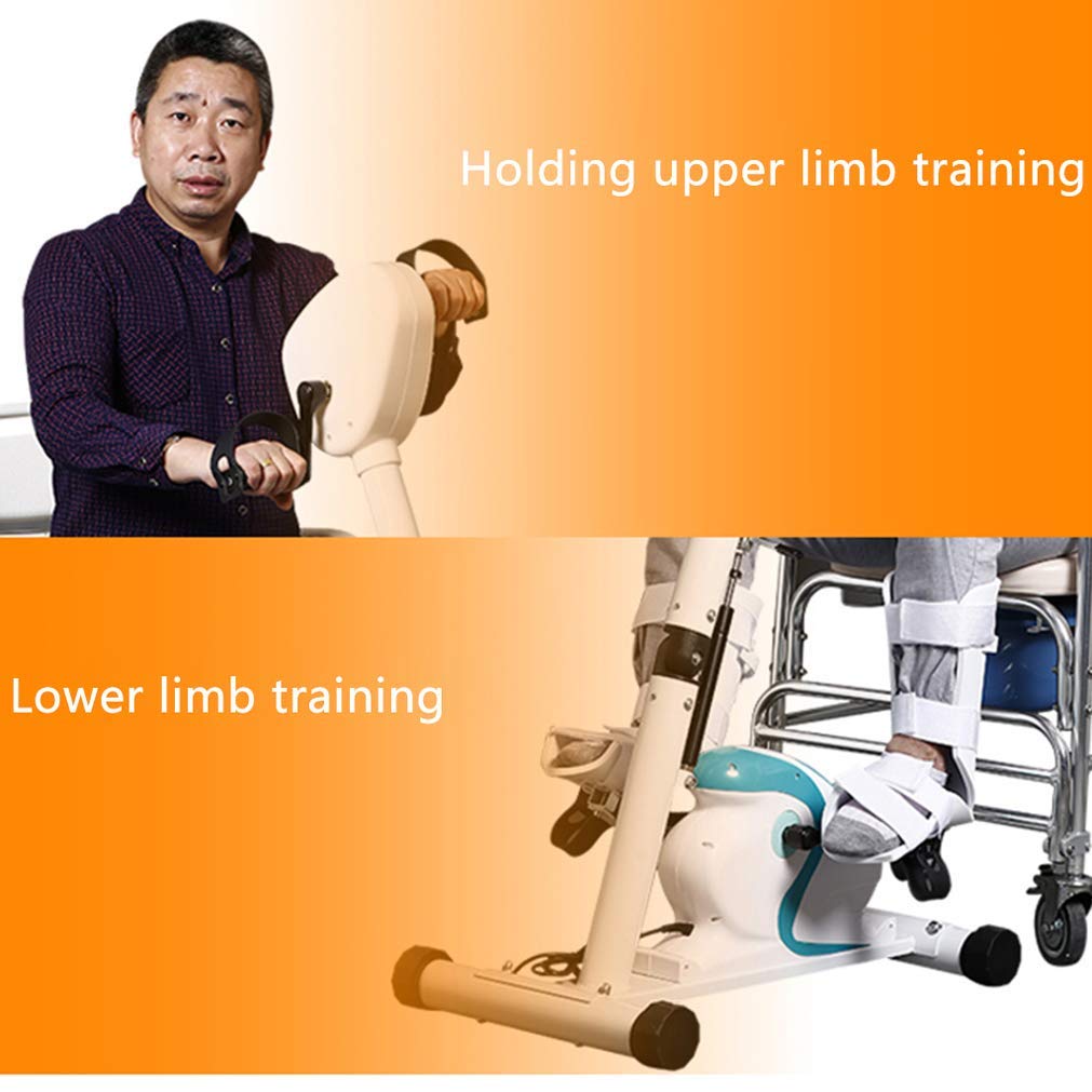 Generico Electronic Pedal Trainer - Esciser per Terapia Fisica e Riabilitazione - Bike di Fitness stazionario per Il Recupero dell'ictus e Supporto per Handicap - modalità spasmo da 70 W