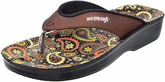 Aerosoft Women's Black Flip-Flops (862)