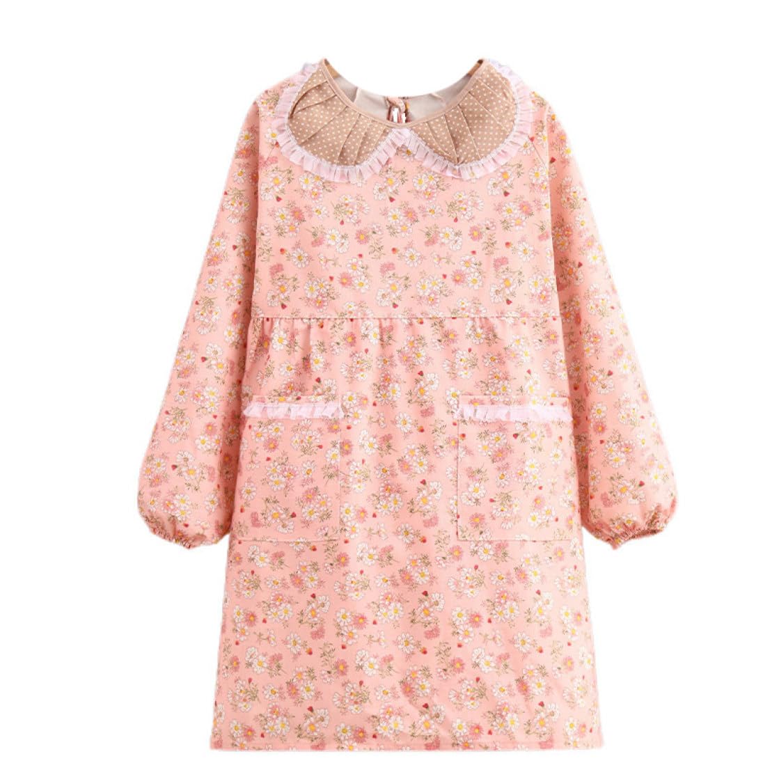 Amazon｜JAnjiaLxY 割烹着 おしゃれ かっぽう着 ママ 綿 割烹着タイプ