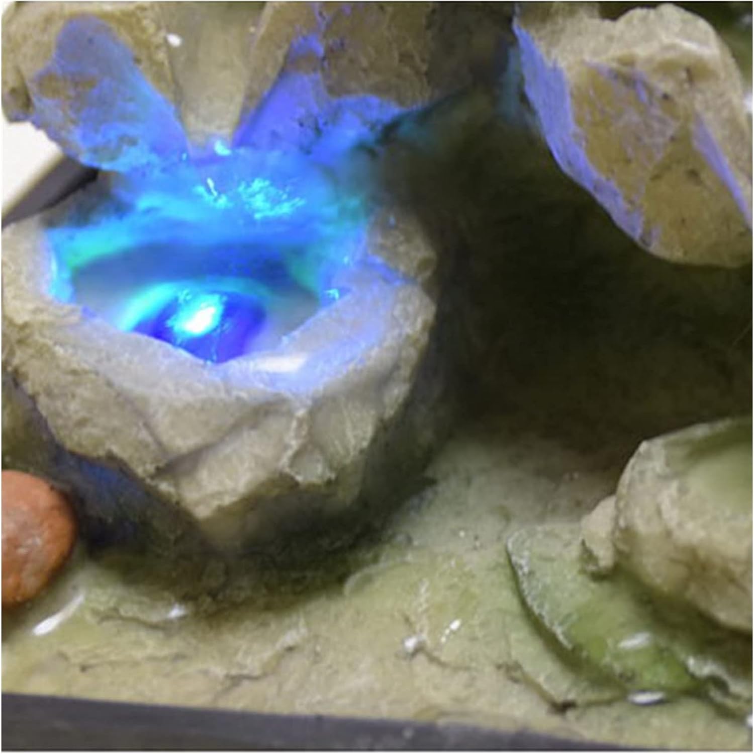 定番から日本未入荷 卓上滝の噴水 室内卓上水の噴水のなだめるようにそしてリラックスした水の健全な装飾的な水の噴水の家またはオフィス7インチ 家庭用 オフィス用 Cougaropen Com