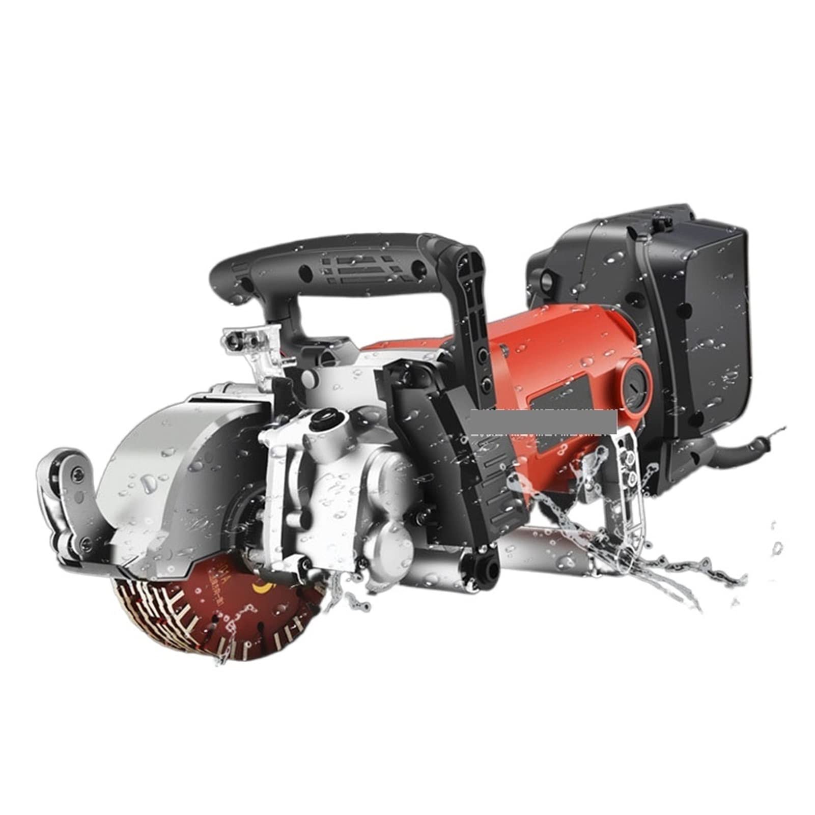 Rozadora Pared, Máquina de corte de ranura eléctrica Máquina de ranura de pared a prueba de agua Concreto automático de la máquina de corte Tipo-8808 5900w