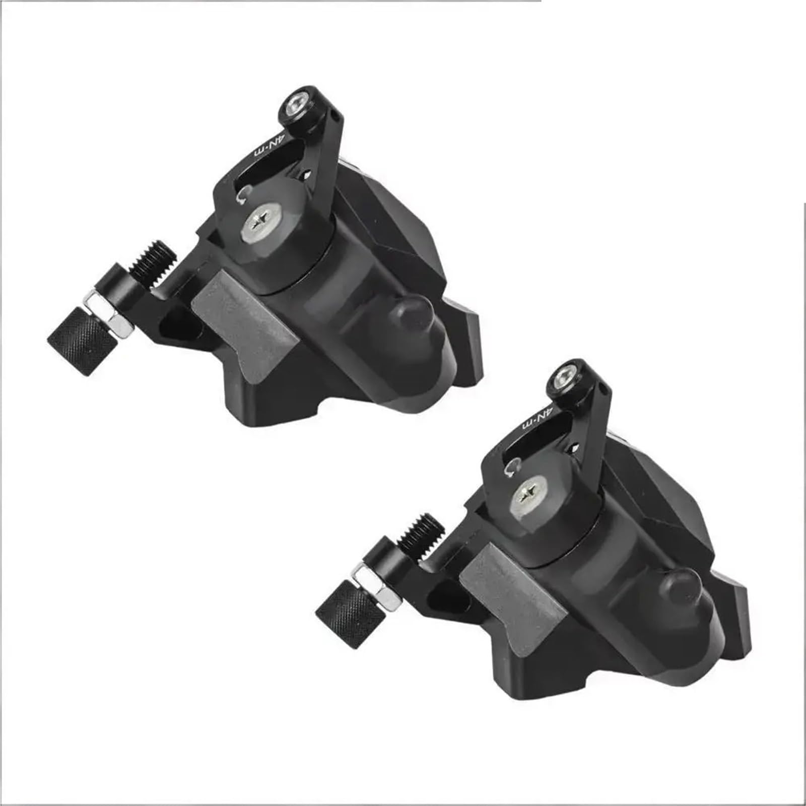 Pinze Freno per Bicicletta da Strada di Montagna Pinza Freno a Disco Meccanica per Bici in Alluminio a trazione Corta(02 Blake Disc 2pc)