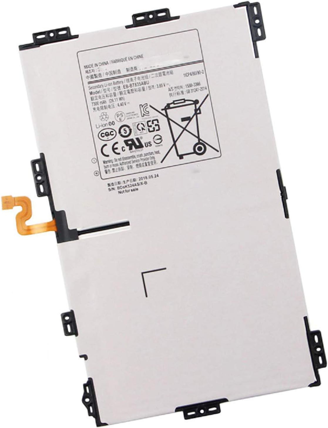 EBBT835ABU Tablet Battery Replacement for Samsung Galaxy Tab S4 10.5