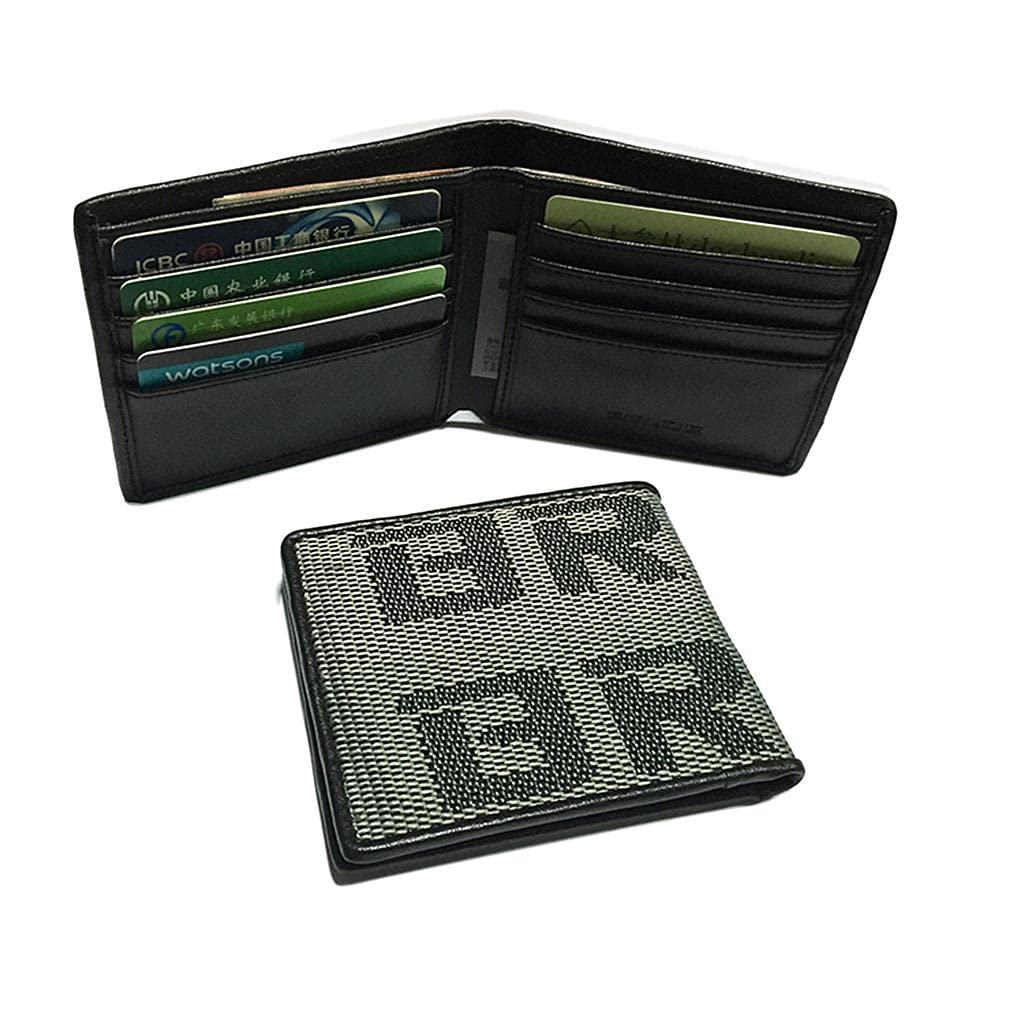snappsy 2PCS Car Racing Bride Wallet Credit and Business Cards Pocket Gray Green-picture-37