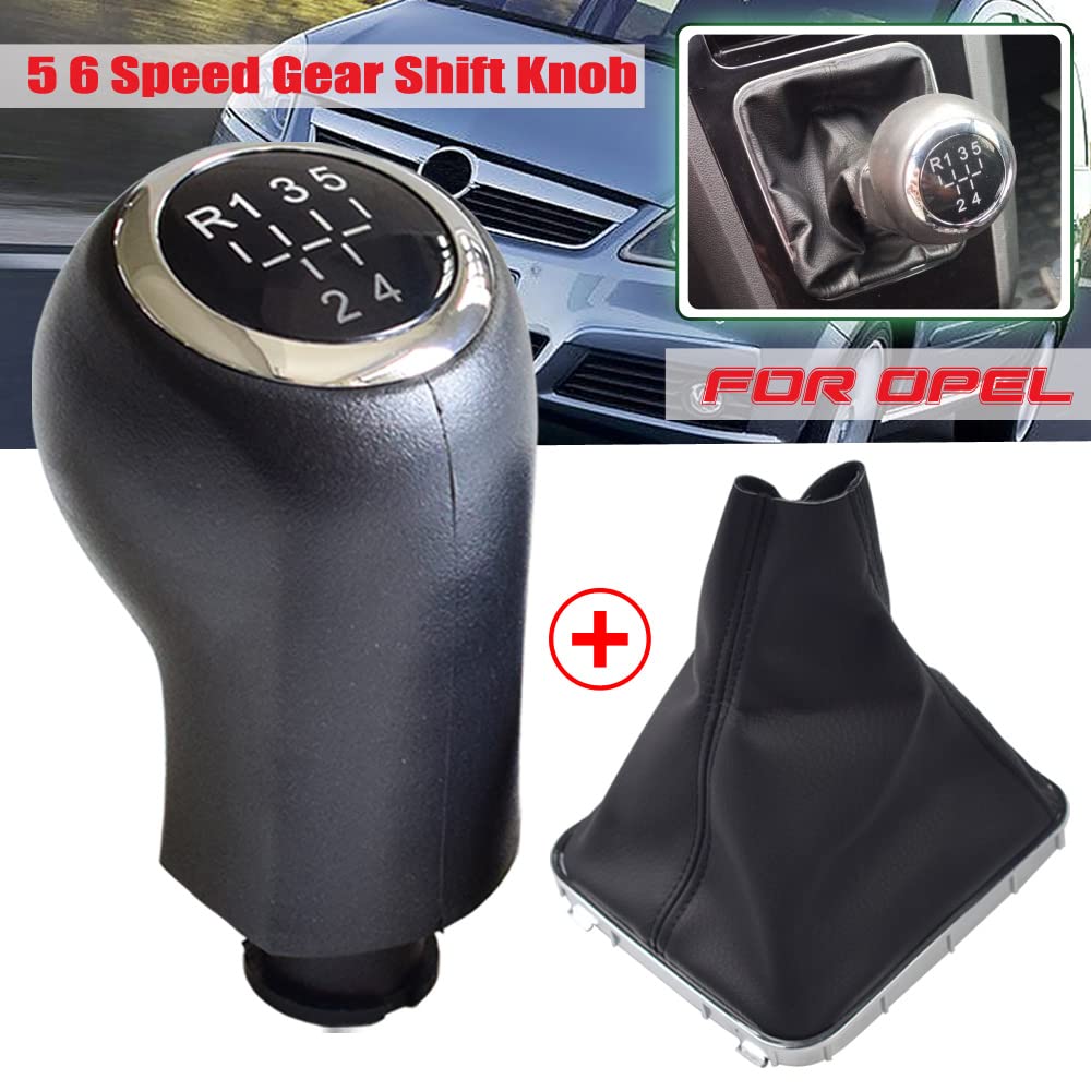 Per OPEL -Vauxhall -Zafira -B 2005 2006-2014 Pomello del cambio 6 marce Gioco R sulla parte superiore