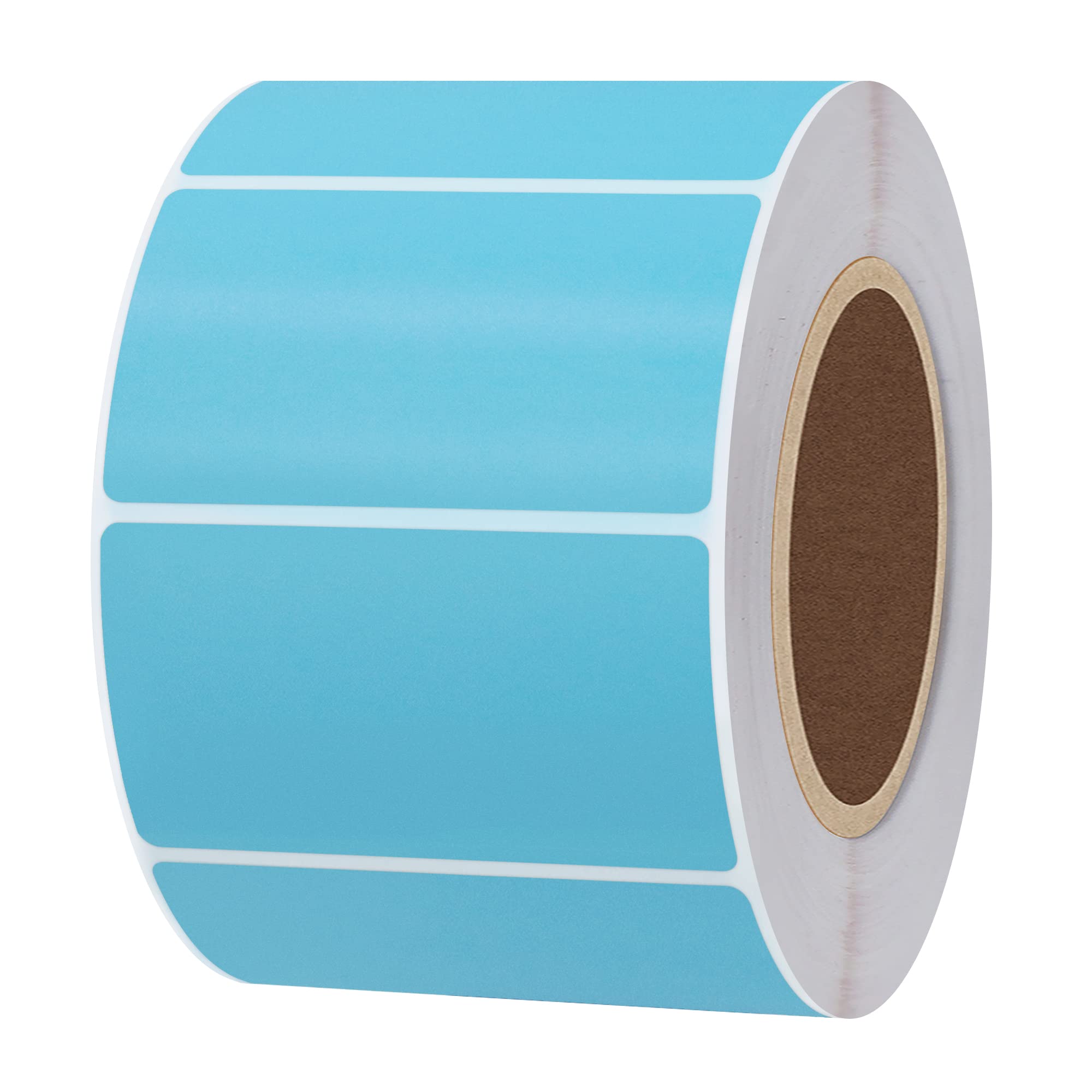Hylabelest Direct Thermal Labels Address Label for UPC Barcodes White Address Shipping Labels Compatible with Printer Zebra Desktop Printers (Light Blue, 57×32mm) — image 1