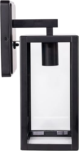 Miniatura 7 de LIT-PaTH Farol de pared para exteriores, aplique de pared como accesorio de iluminación de porche con una base E26 máximo de 60 W, carcasa de metal