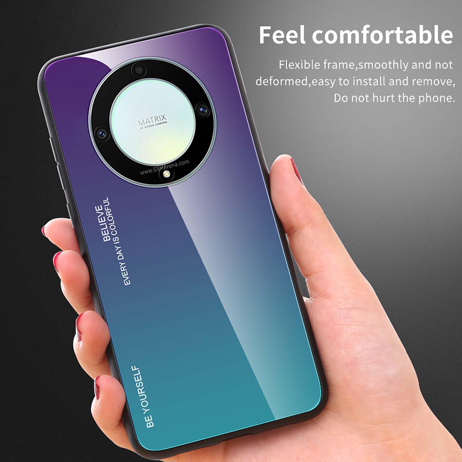 WOBURN Cover per Honor Magic 5 Lite 5G (Magic5 Lite) / X9a, TPU