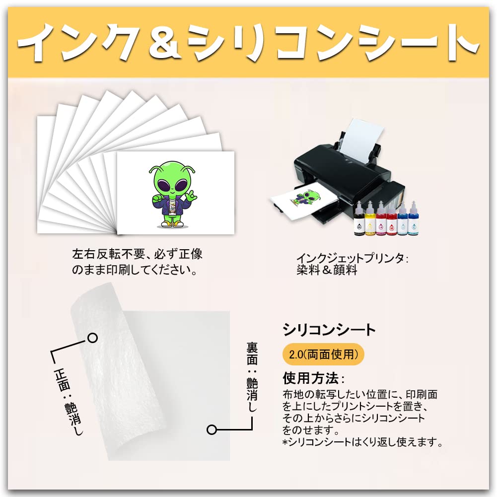 Amazon.co.jp: TransOurDream 真正の転写シート アイロンプリント