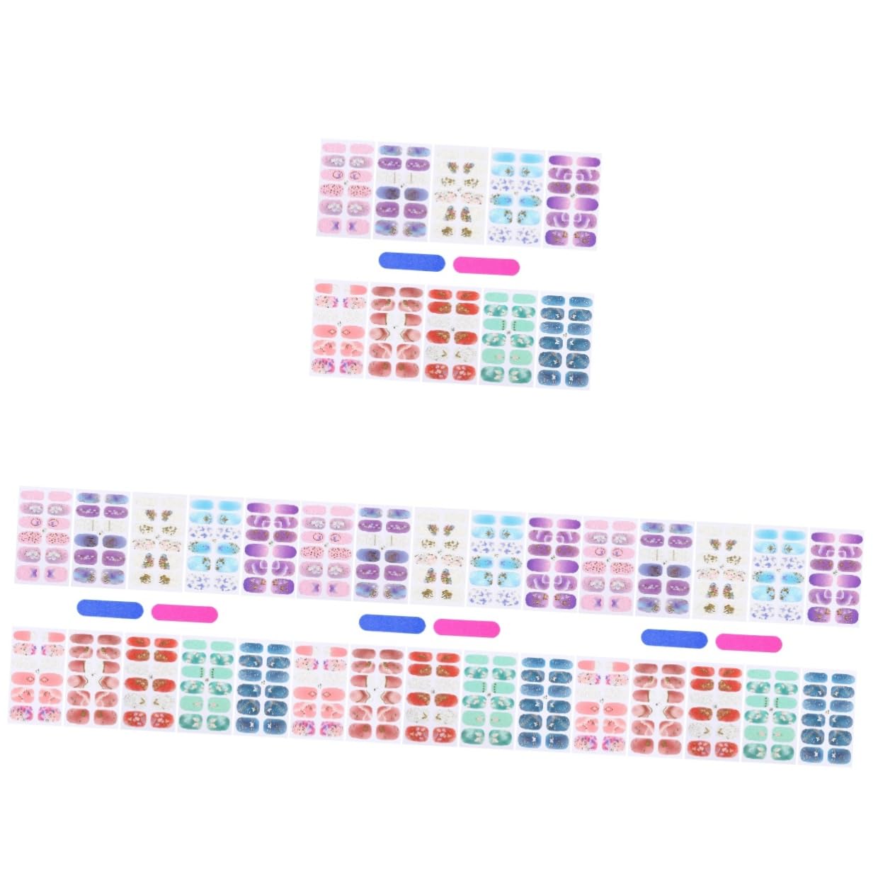 FRCOLOR 4 Set Di Decorazioni Per Unghie Decalcomanie Per Unghie Set Per Manicure Tronchesi Per Unghie Per Feste Di Festival