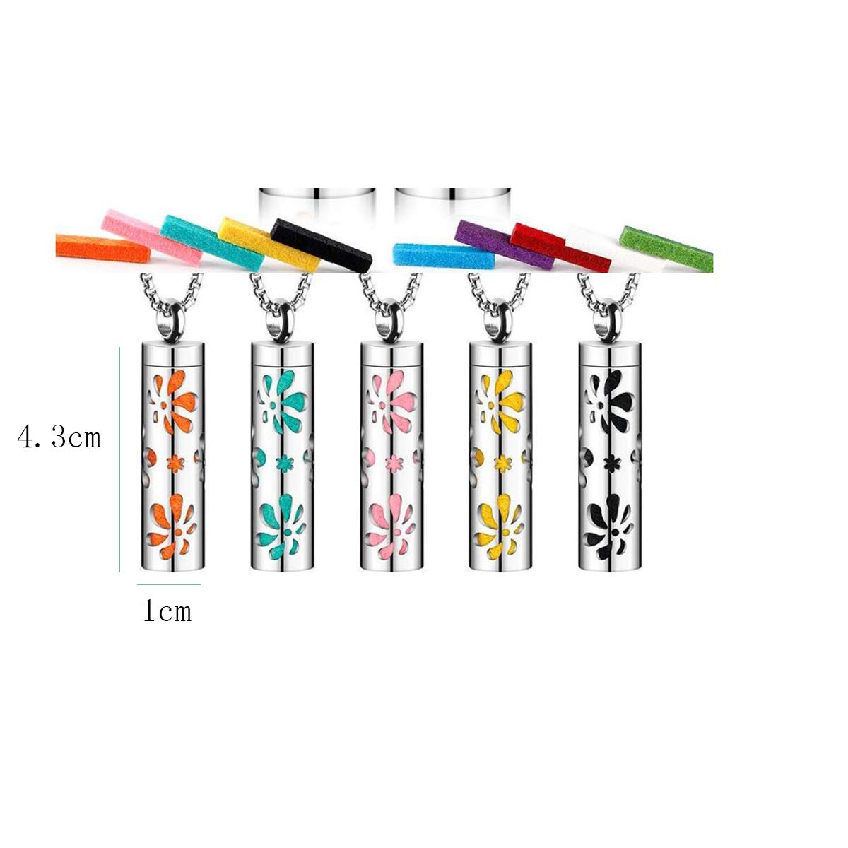 2 STK Pendente per Collana Diffusione Di Olio Essenziale Di