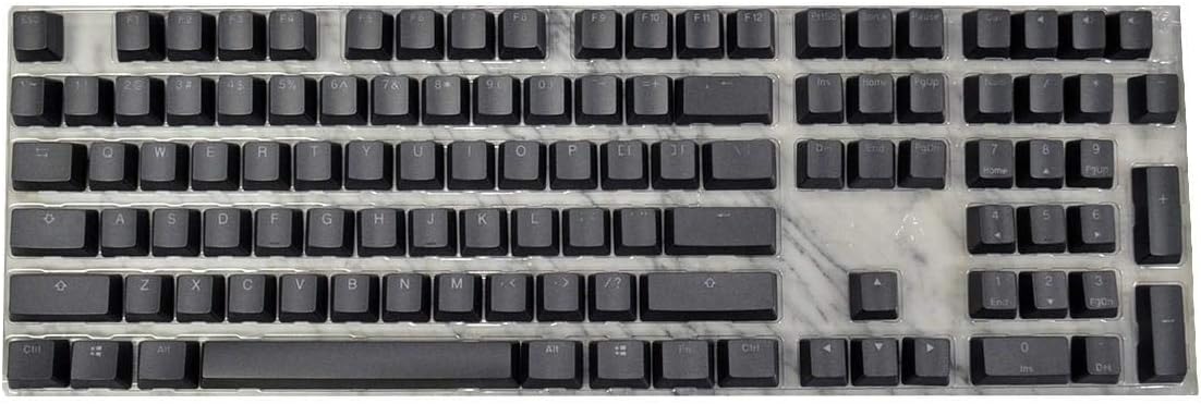 Ducky Black Seamless Backlit 108 Key OEM Profile Doubleshot PBT Keycap Set