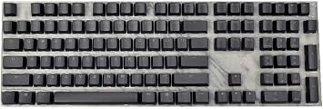 Ducky Black Seamless Backlit 108 Key OEM Profile Double Shot PBT Keycap Set