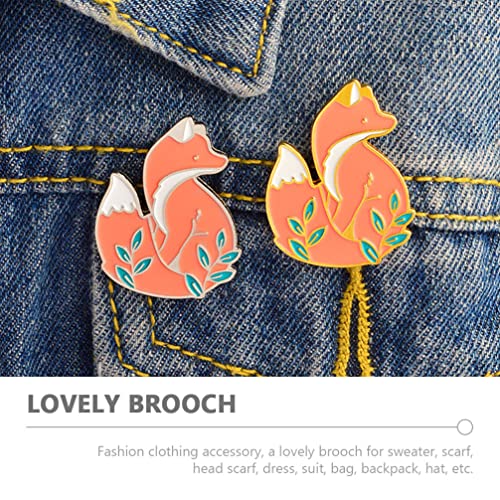 Broche animale renard à offrir comme cadeau original à une passionnée de mode - 4